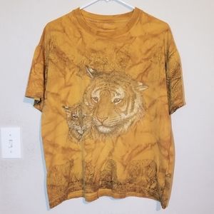 Vintage Houston Zoo Tigers AOP Tee Size Medium